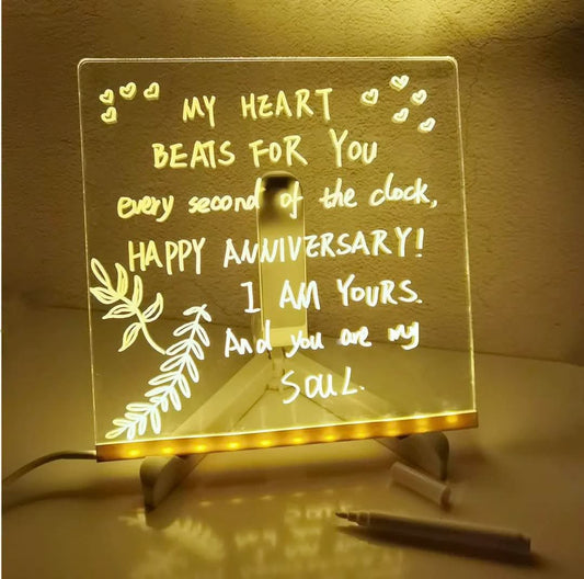 Handcrafted DIY Acrylic Lumiscent Lamp