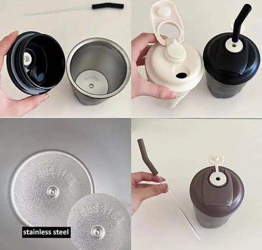 Cute Korean Coffee Tumblers