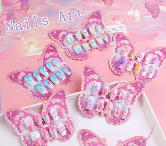 Butterfly 3D Nails