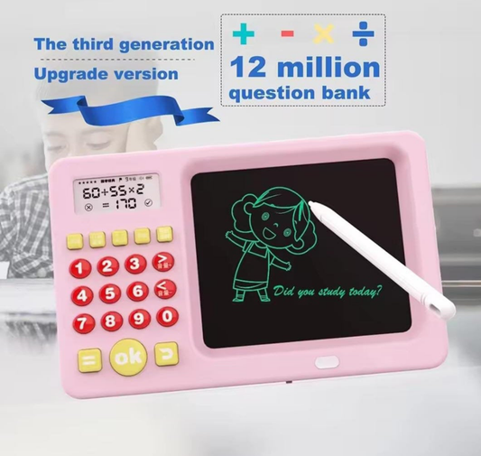 Mental calculation+drawing tablet..