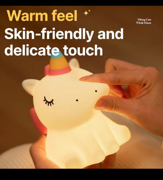 Unicorn Silicon Patting Lamp