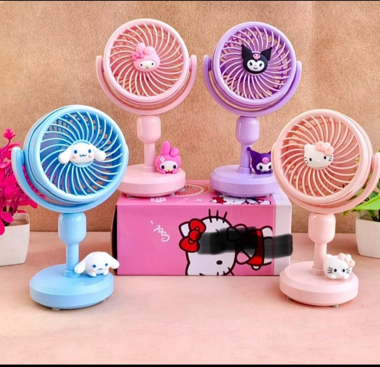 Sanrio desk fan