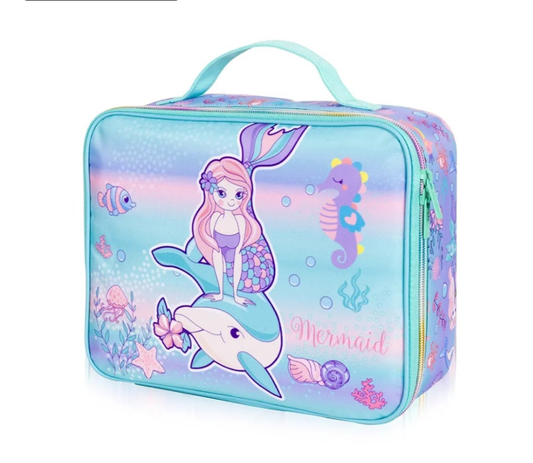 Original vest mermaid-themed insulated lunch bag