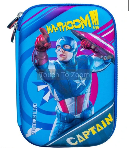 Captain America-themed pencil case