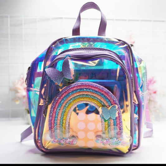 Rainbow Clear Jelly Bags
