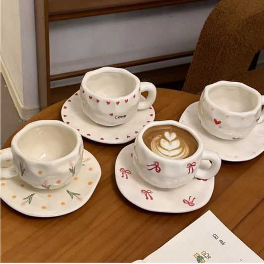 Pinterest style cups and saucer