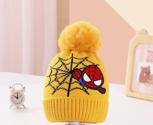knitted beanie Spider-Man themed Hat
