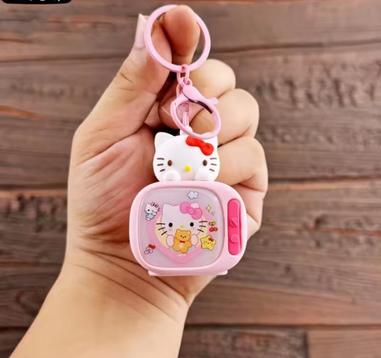 Hello Kitty Tv keychain