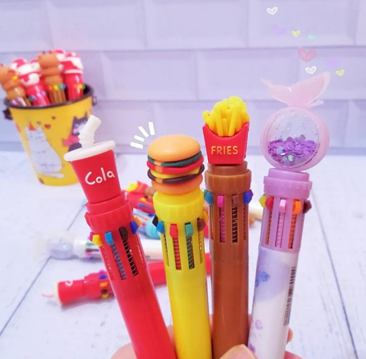 Fast Food theme Retractable Pens