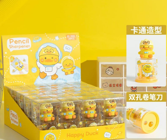 3D yellow duck sharpner