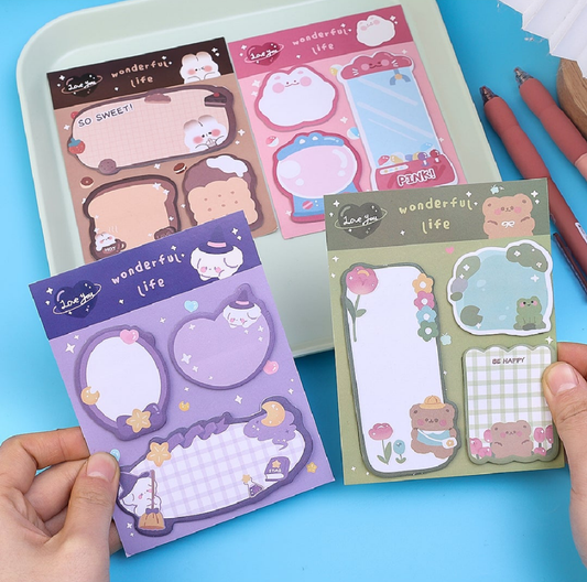Cute Kwaii Sticky Notes