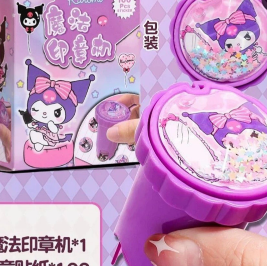 Sanrio magic sticker stamps..