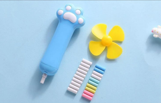Battery Operated Electric Erasers With 20 pcs Refills