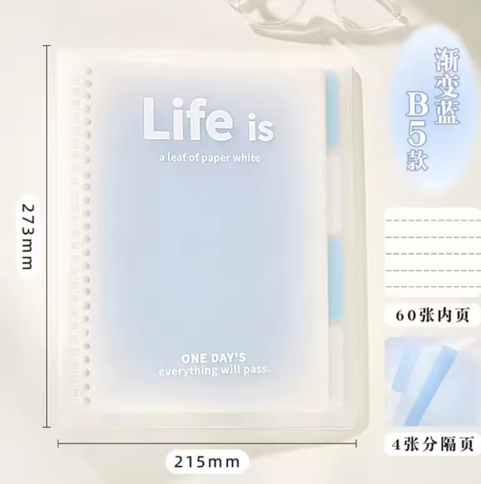 Life Is Like A Piece Of Paper Notebooks