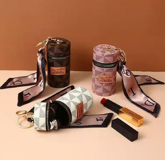 Large size Leather keychain bags