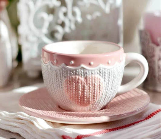 Kinted cermaic cups