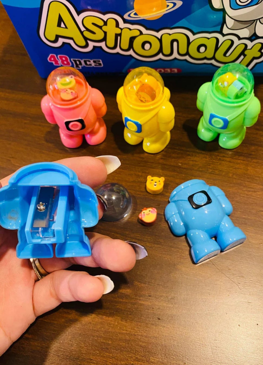 Astronaut 2 in 1 sharpner and eraser