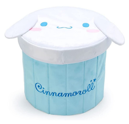 Original sanrio Cinnamonroll Cylindrical Foldable Storage Box
