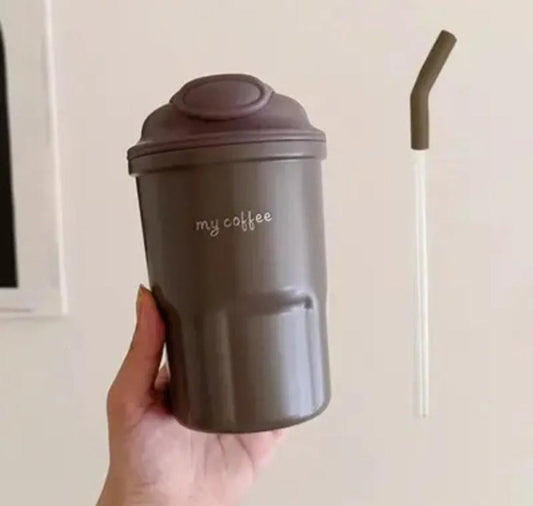 Cute Korean Coffee Tumblers