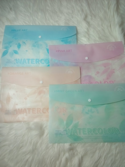 Watercolor Folders