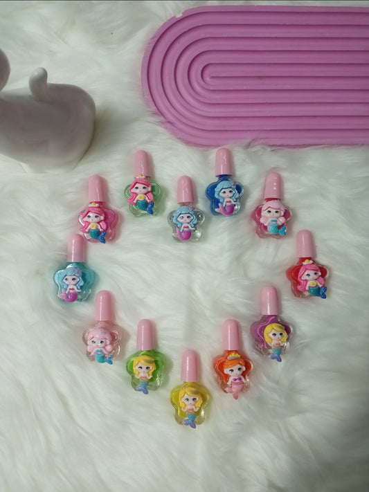 Mermaid Peel Off Non Toxic Nail Paints