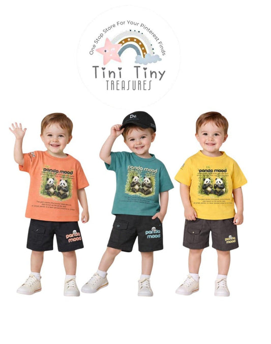 Panda Mood Kids' 2-Piece Summer Set