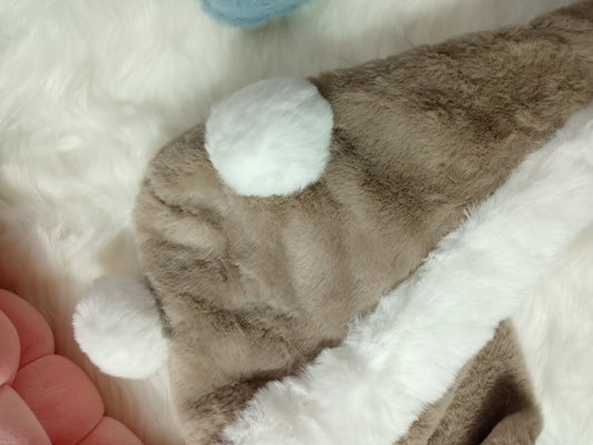 Cozy Critter Comfort: 2-in-1 Plush Animal Hat & Scarf Set
