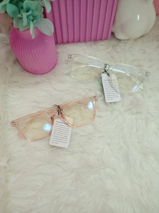 Classic clear framed glasses