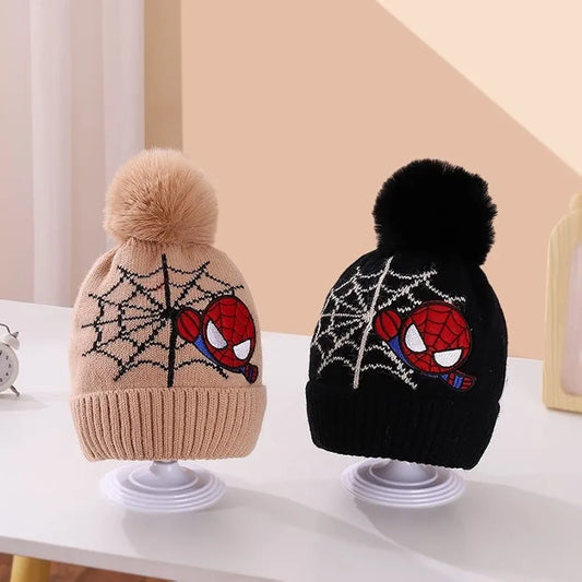 knitted beanie Spider-Man themed Hat