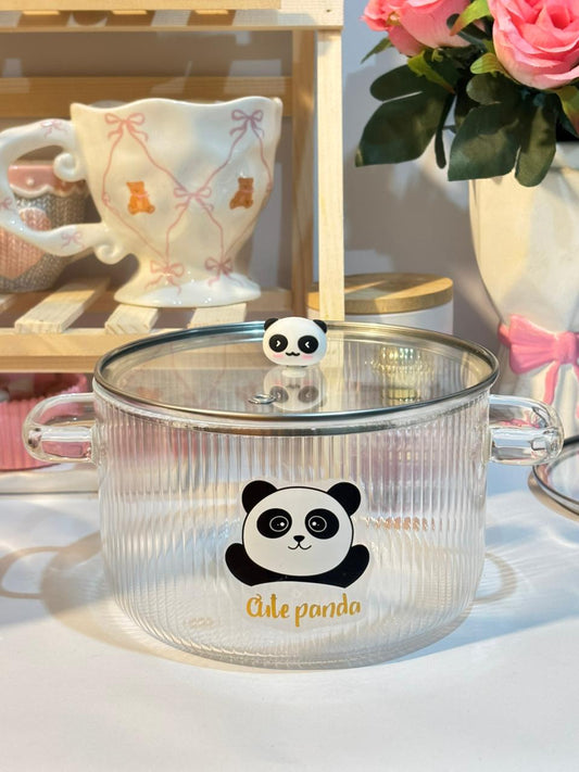 Panda Glass Bowls