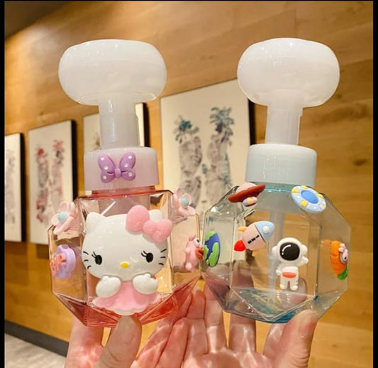 Hello Kitty And Space Floral Foam Soap Dispenser
