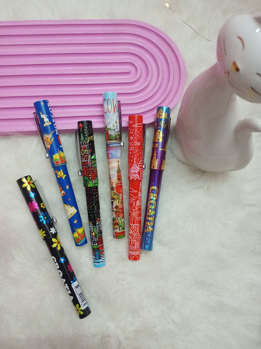 Colourful pattern Ball pens