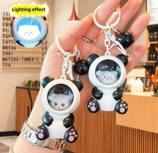 Panda Light Keychain