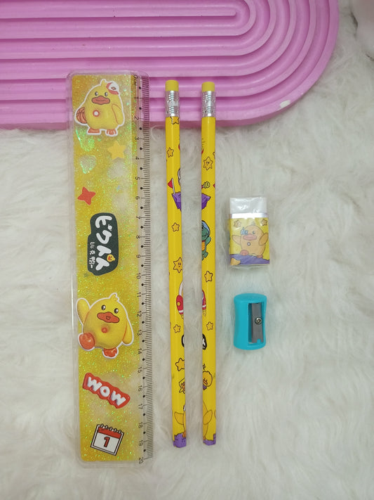 Duck-themed stationery set