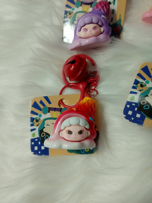 Melted Ice cream Keychain