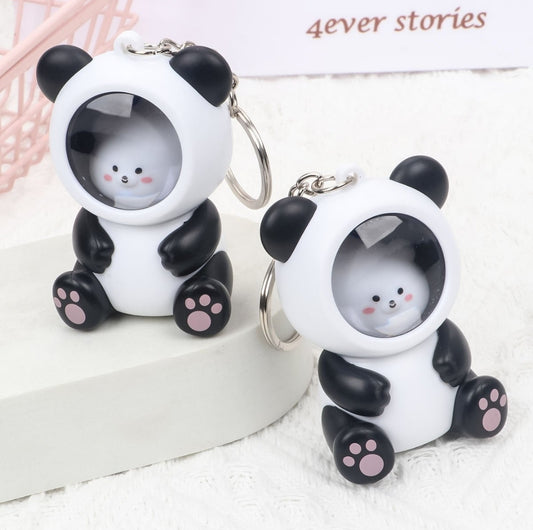 Panda Light Keychain