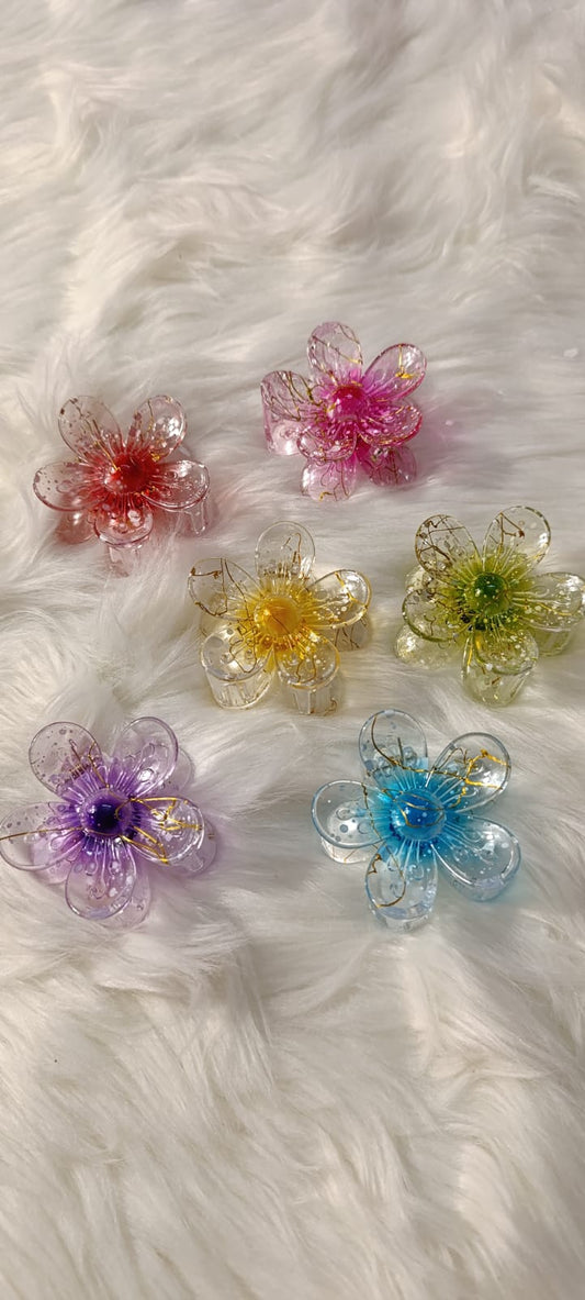 Elegant Blossom Hair Claw Clips