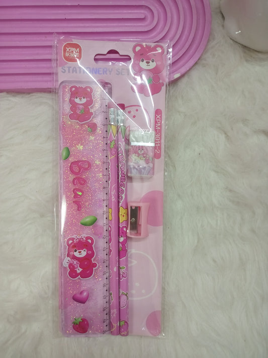 Masha Bear-themed stationery set