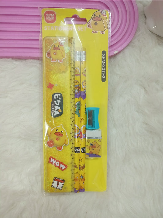 Duck-themed stationery set