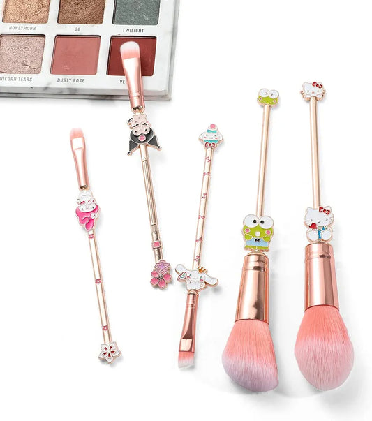 Sanrio Character Metallic Brushes Set (5 pcs)