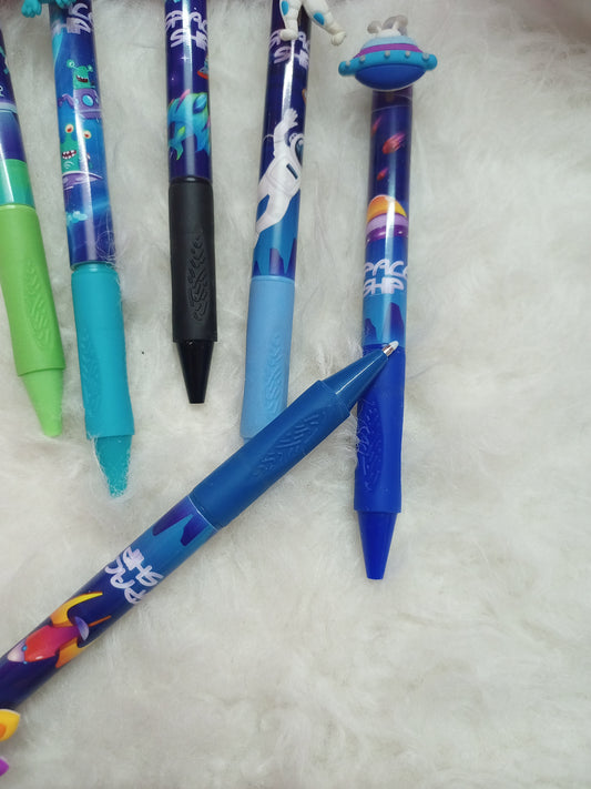 Space theme erasable gel pens