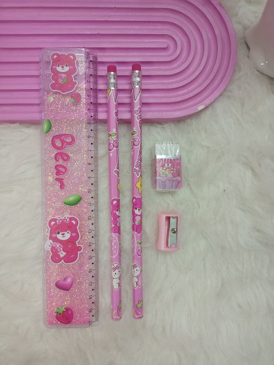 Masha Bear-themed stationery set