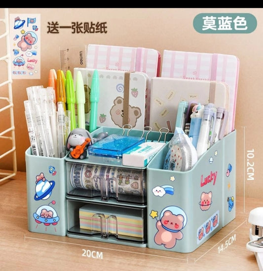 Macaron Blue - Stationery & Fashion Accessories Organizer