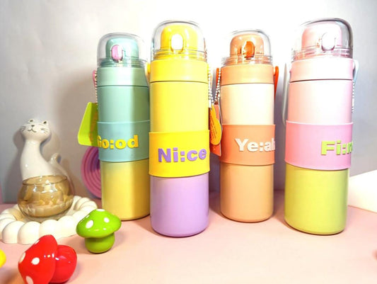 Pastel Color Hot And Cold Sippe Flasks