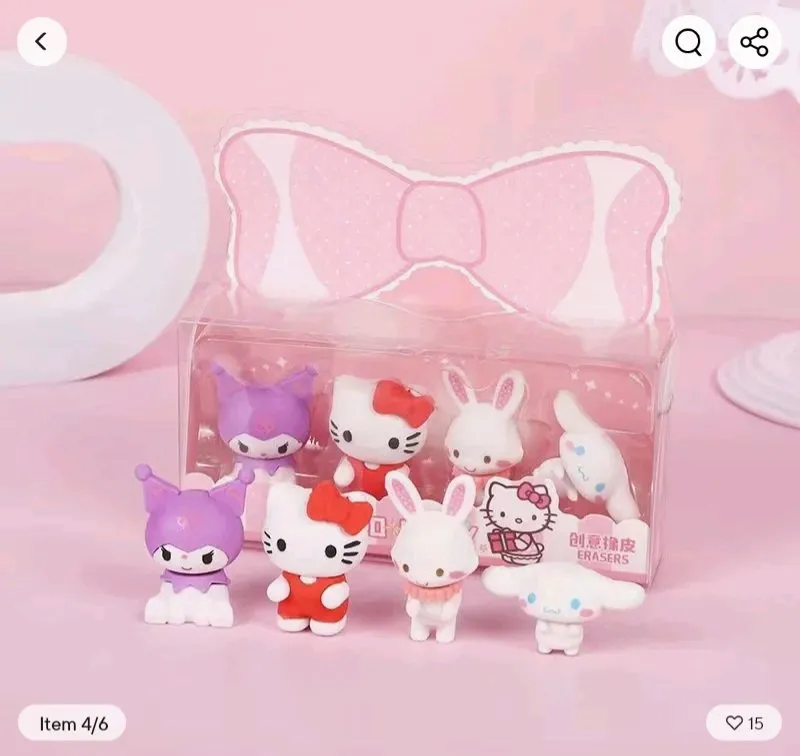 Hello Kitty Erasers