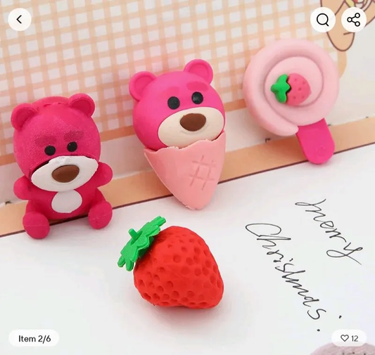 Lotso Bear Erasers
