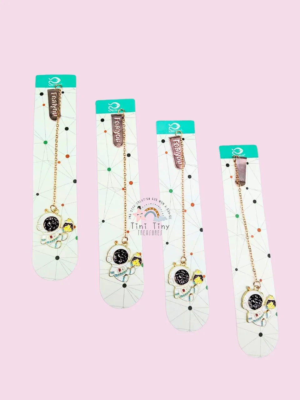 Space Theme Charm Book Marks