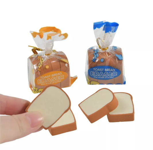 kawaii Bread Erasers