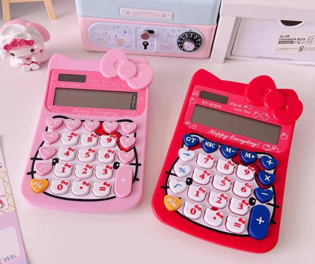 Pink Hello Kitty Calculators