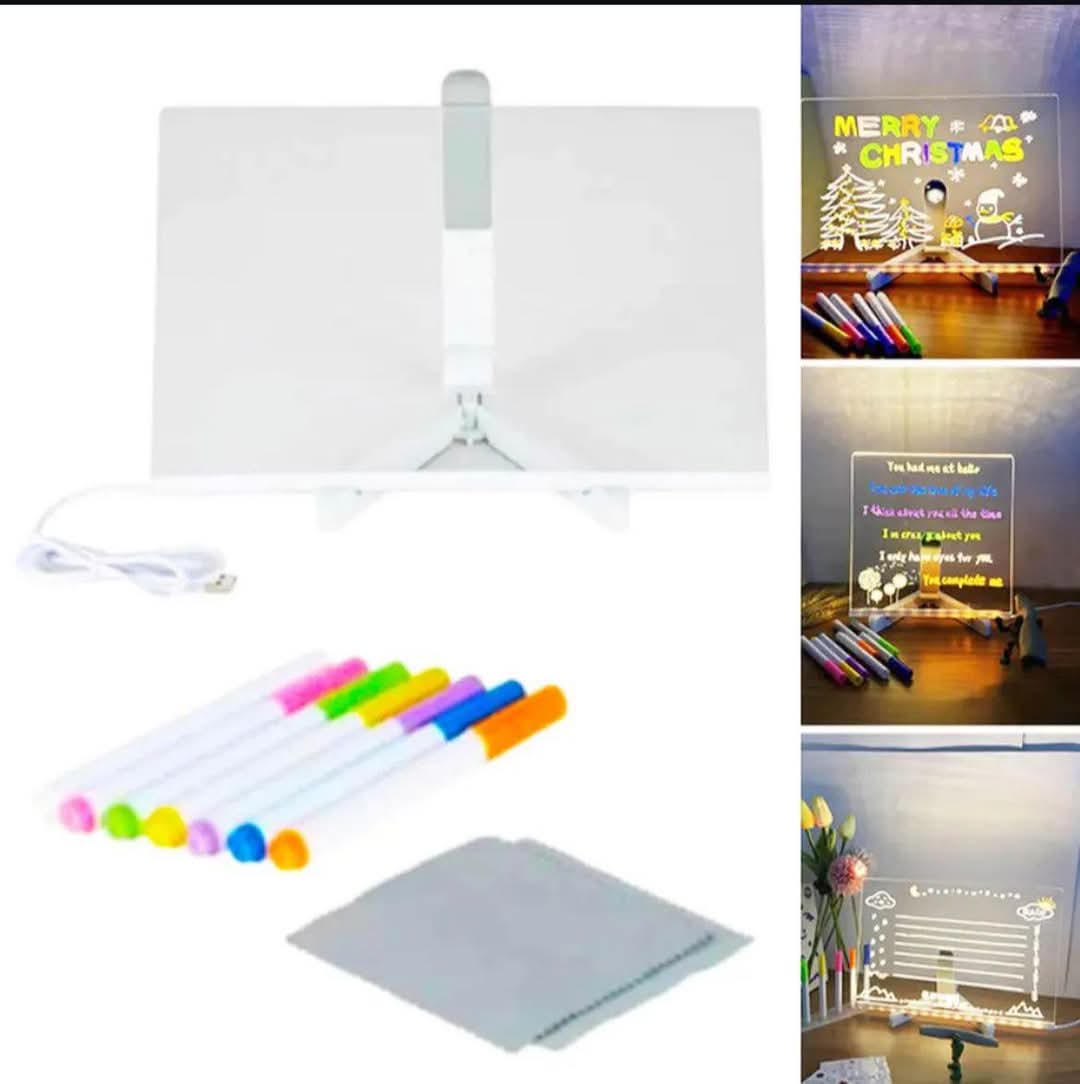 Handcrafted DIY Acrylic Lumiscent Lamp